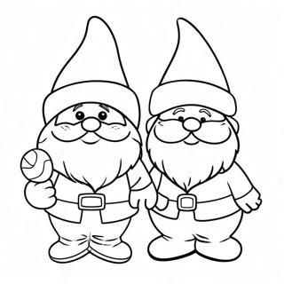 Page De Coloriage Des Gnomes De Noel Festifs 71220-15590