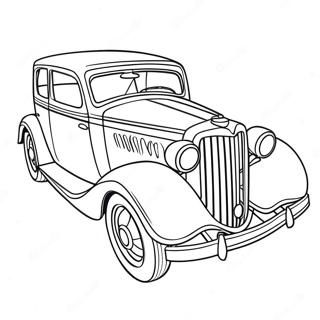 Page De Coloriage De Voiture Classique 71483-15647