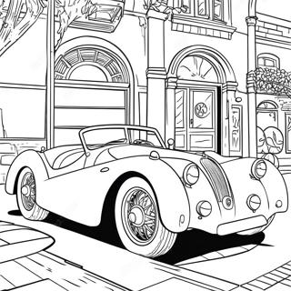 Page De Coloriage De Voiture De Sport Vintage 71484-15650