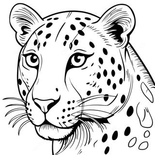 Page A Colorier De Leopard 71668-15686