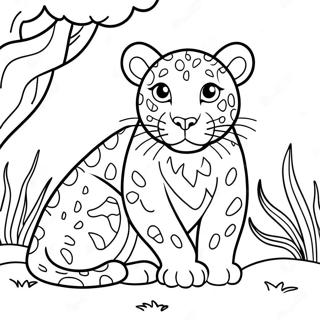 Page A Colorier De Leopard Ludique 71669-15689