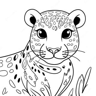 Page A Colorier De Leopard Ludique 71669-15690