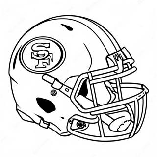 Page De Coloriage Du Casque Des 49ers 71908 15779