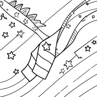 Page De Coloriage Des Etoiles Et Des Rayures 72032-15869