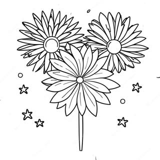 Page De Coloriage De Celebration De Feux Dartifice 72035 15882