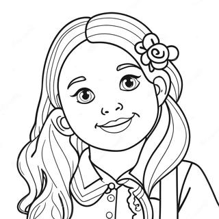 Jolie Fille Page De Coloriage Fille Mignonne 72082-15907