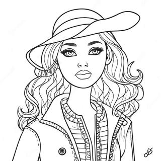 Poupée Pages à colorier