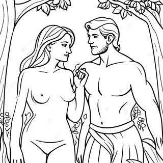 Page De Coloriage Adam Et Eve 72286-16068