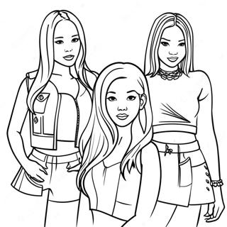 Blackpink Pages À Colorier