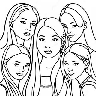 Page De Coloriage Blackpink 72542-16267