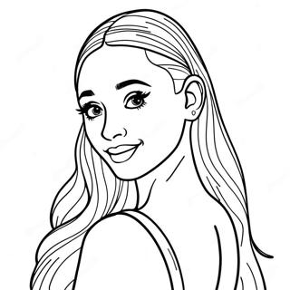 Ariana Grande Pages À Colorier