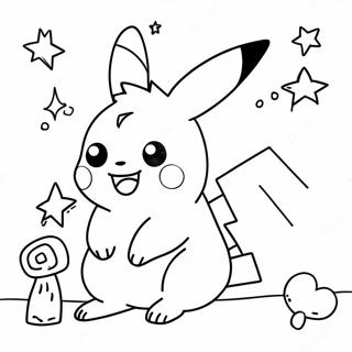 Page De Coloriage De Pikachu Noel 72671-16366