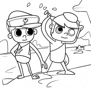 Phineas Et Ferb Pages à colorier