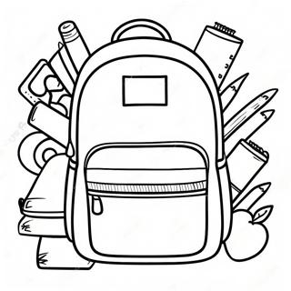 Retour À L'école Pages à colorier