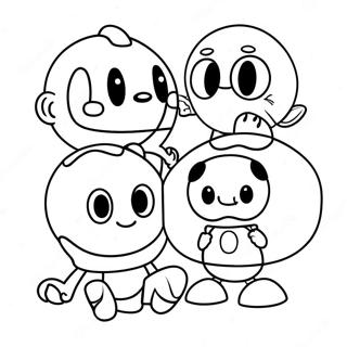 Page De Coloriage Damis Personnages De Billes 72959 16596