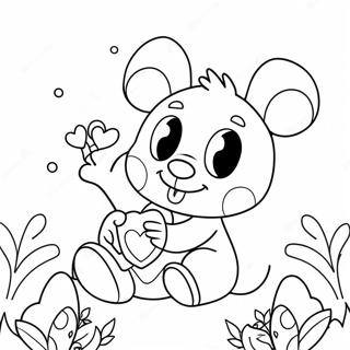 Page De Coloriage Mignonne De Saint Valentin Disney 72982-16606