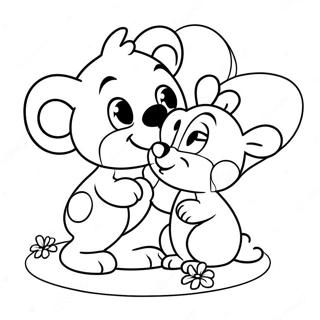 Page De Coloriage Mignonne De Saint Valentin Disney 72982-16608