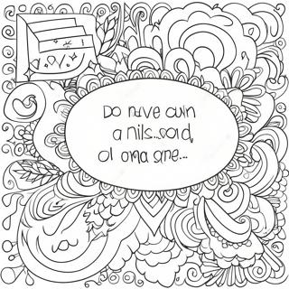 Page De Coloriage De Citation Sarcastique Drole Pages À Colorier