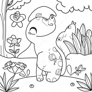 Page De Coloriage Du Jardin Magnifique 73138 16734
