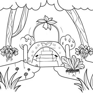 Page De Coloriage Du Jardin Magnifique 73138 16736