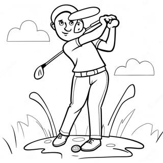 Page De Coloriage De Golf 73161-16748