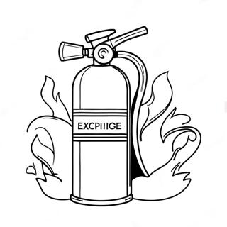Page De Coloriage Dun Extincteur Colore 73295-16864