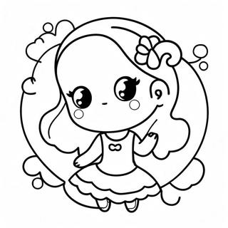 Fille Kawaii Pages À Colorier