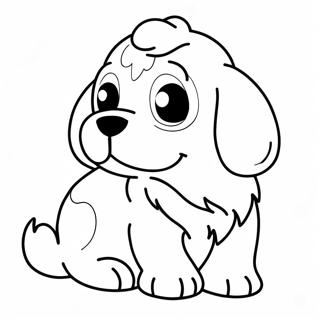 Page De Coloriage De Chiot Mignon Et Duveteux 73521-17029