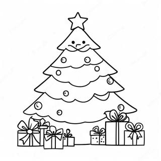 Page De Coloriage Joyeux Sapin De Noel 73548-17055