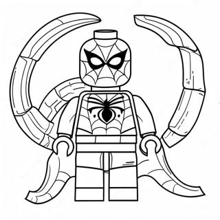 Lego Spiderman Pages À Colorier