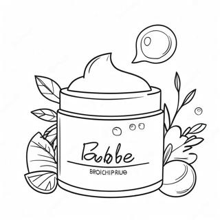 Soins De La Peau Bubble Pages À Colorier