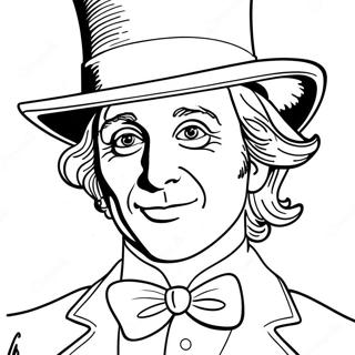 Willy Wonka Pages À Colorier