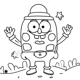 Page De Coloriage De Spongebob Noel 73932-17348