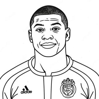 Page De Coloriage Mbappe 73983-17386