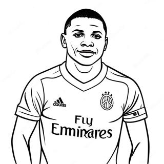 Page De Coloriage Mbappe 73983-17387