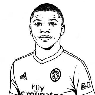 Page De Coloriage Mbappe 73983-17388