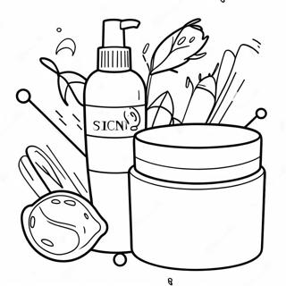 Page De Coloriage De Soins De La Peau 74085-17468