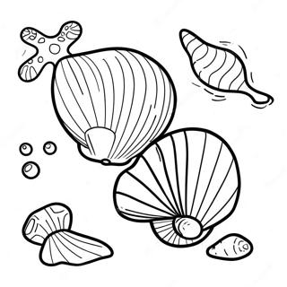 Page De Coloriage De Coquillage 74137-17506