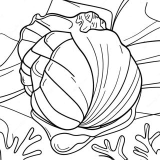 Page De Coloriage De Coquillage 74137-17508