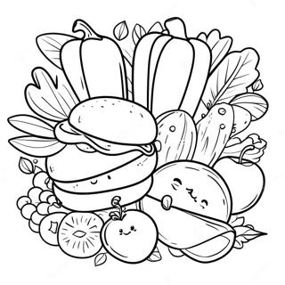 Page De Coloriage Alimentation Saine 74419-17730