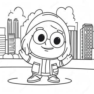 Page De Coloriage Big City Greens Ensoleillee 74445-17756