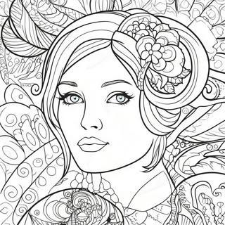 Page De Coloriage Pour Femmes 74545-17827