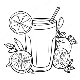 Limonade Pages À Colorier