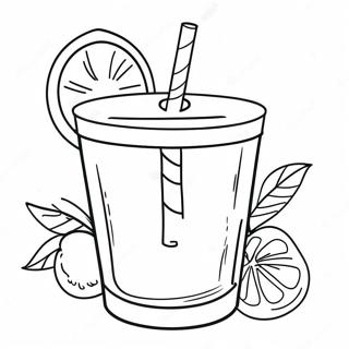 Page De Coloriage De Limonade Par Une Journee Ensoleillee 74574 17857