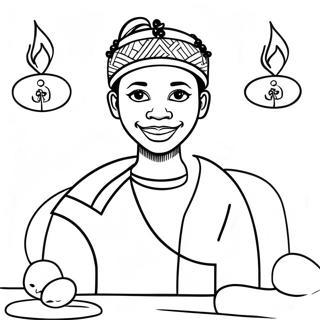 Kwanzaa Pages À Colorier