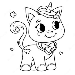 Page De Coloriage De Chaton Licorne Magique 74649-17910