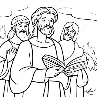 Page De Coloriage Histoires Bibliques Magnifiques 74676 17936