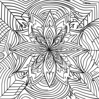 Page De Coloriage Illusion Doptique Geometrique 74728 17977