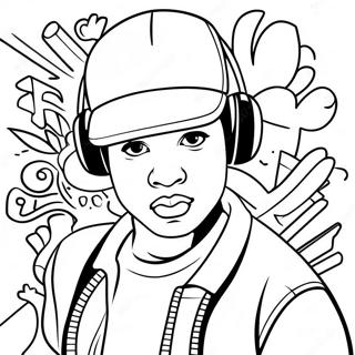 Page De Coloriage Hip Hop 74776-18008