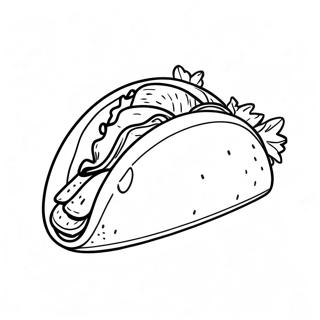 Page De Coloriage Taco 74801-18027